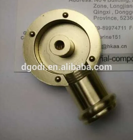 Customized Cnc Machining Brass Lamp Parts From China