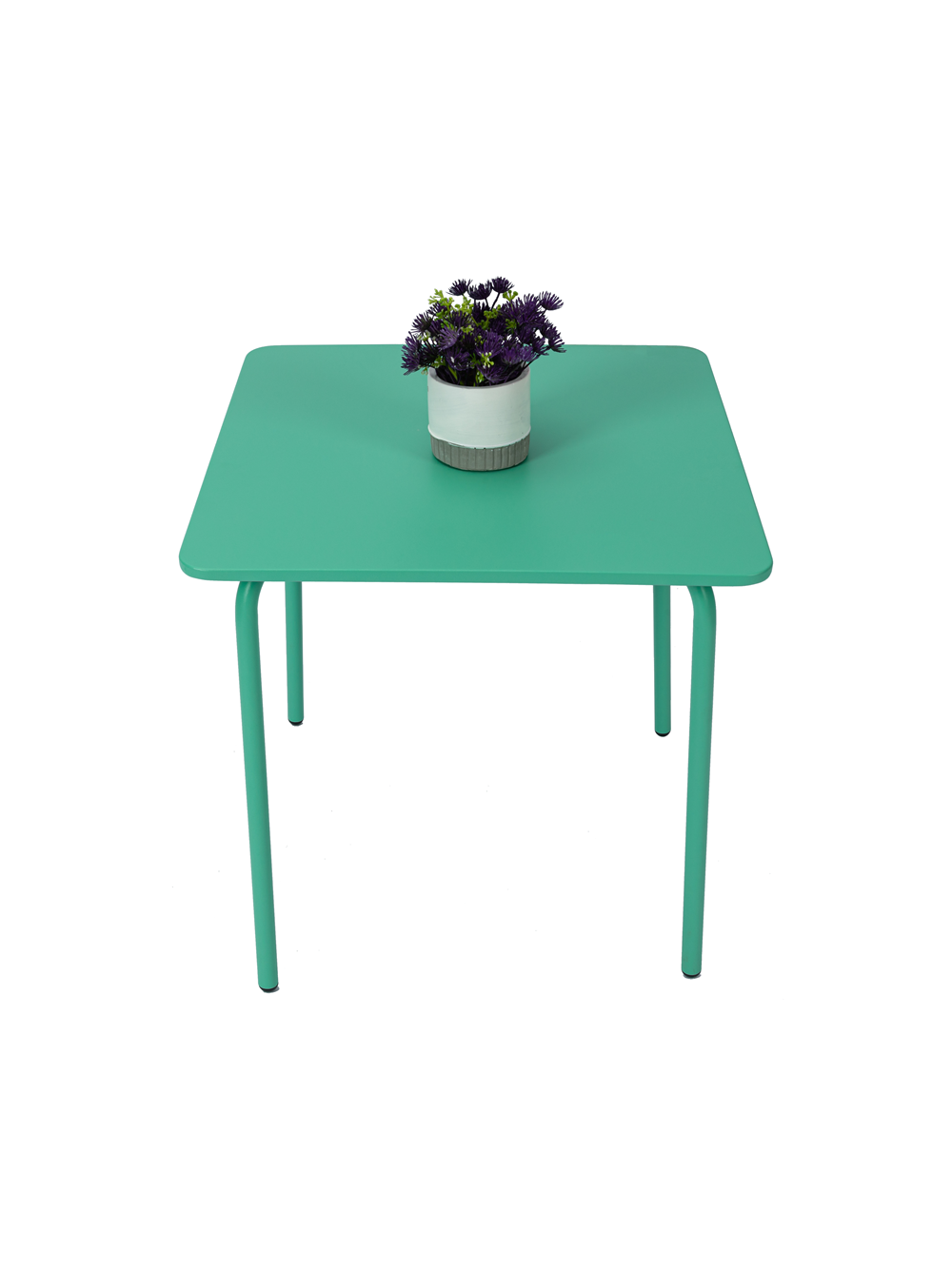 Metal Square Kids Table for Poolside