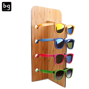Bamboo Wooden Eyeglasses Holder for Sunglasses Display
