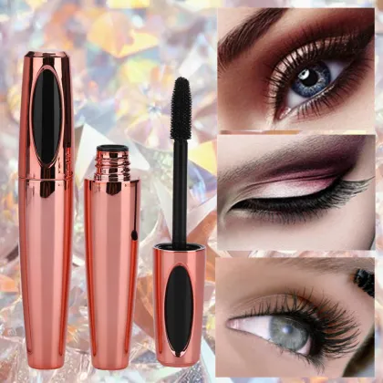 4D Waterproof Thick Long Lasting Curling Mascara - Deeply Nourishing Eyelash Enhancer