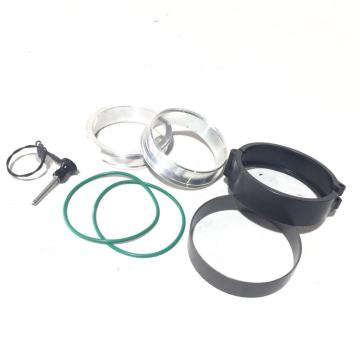 Stainless or Aluminum Flange O-Ring Quick Release V Band Clamps in Various Sizes
