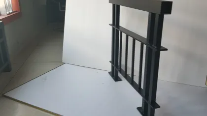 100% aluminum alloy superior strength Powder-coated Black Aluminum Railing