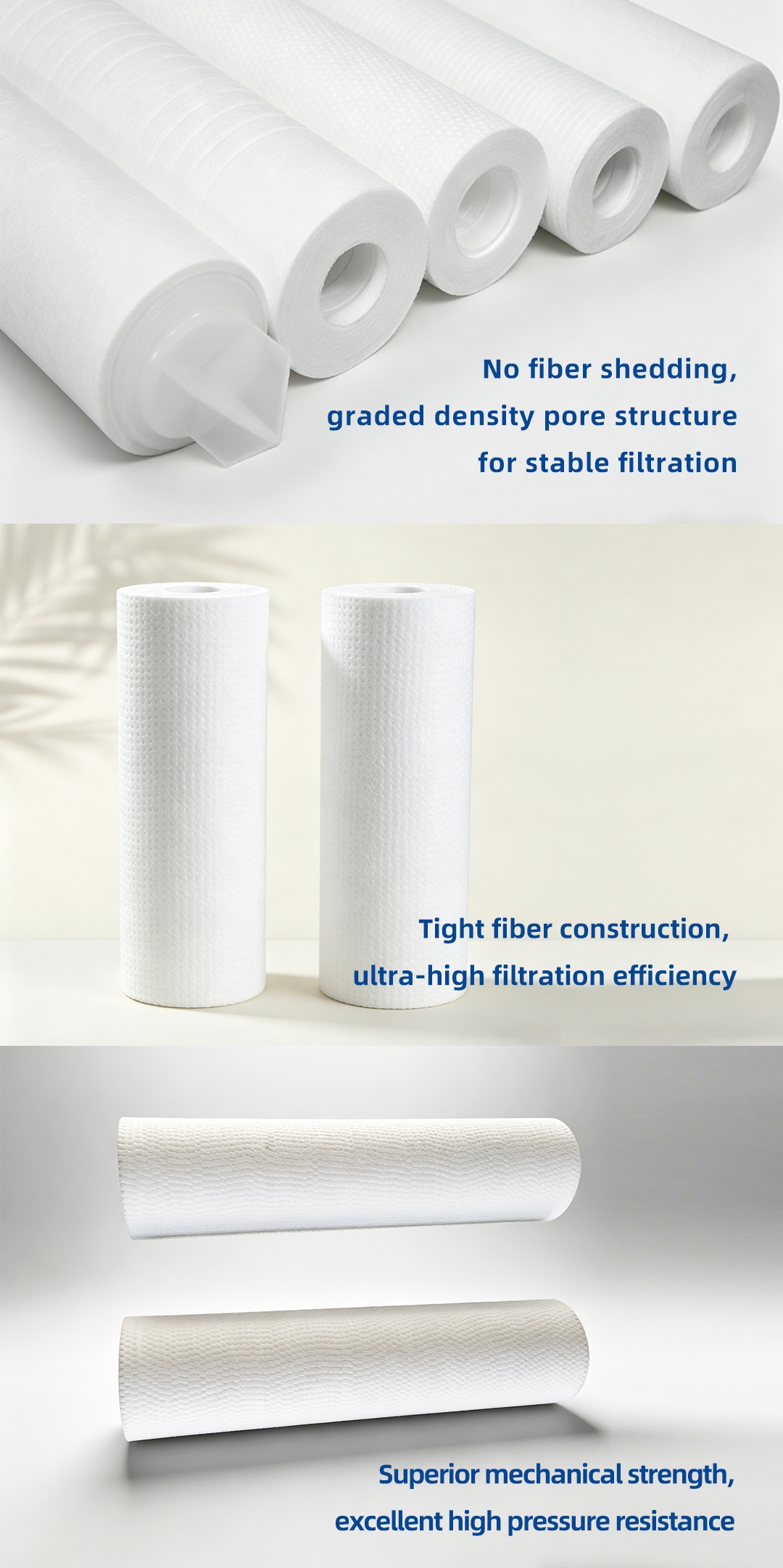 5.melt-blown filter cartridge detail page