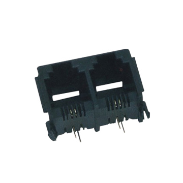 Side Entry Plastic 6P2C RJ11 Jack