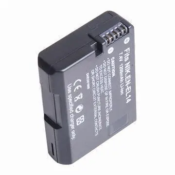 Full Decoded EN-EL14 Camera Battery for Nikon 1,200mAh