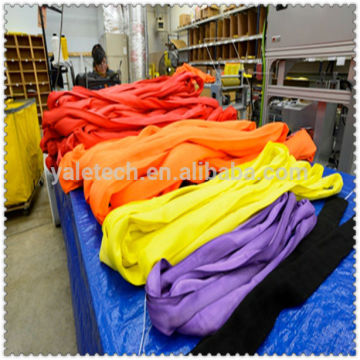 webbing sleeve in round sling