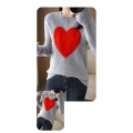 All wool padded knitwear for women