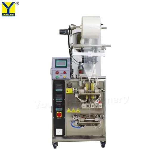 Vertical Filling and Packing Machine for Liquid Ketchup, Sauce, Honey, Fruit Jelly, and Sticks