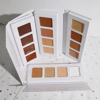 Customizable 4-Color Cream Corrector Concealer Palette - Private Label Acne Concealer