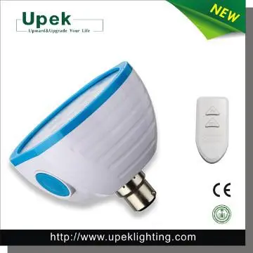 Battery Powered Light B22 led lamp bulb with Remote Control