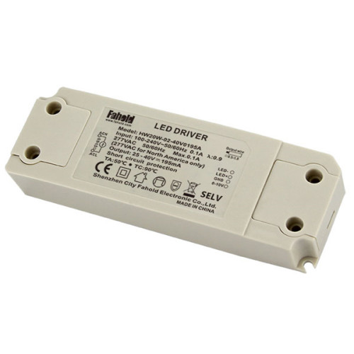 TUV HW20W-02 디밍 드라이버 100-240V 입력