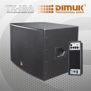 800W 18 Inch Self-Powered Subwoofer Speaker/Active Subwoofer Tx-18b