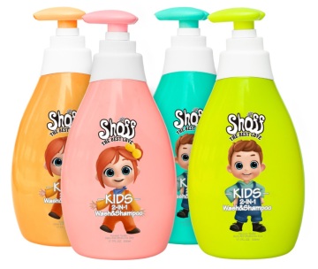 OEM Private Label Custom Logo Baby Top to Toe Wash - Kids Hair and Body Cleansing Shampoo and Shower Gels