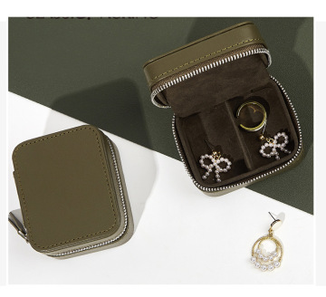 Wholesale Sublimation Blanks: High Quality Classic PU Zipper Box for Data Cable, Headphone, and Jewelry Storage