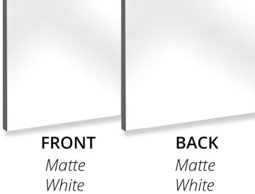 Aluminium Composite Panel 2mm Matte White
