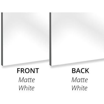 Aluminium Composite Panel 2mm Matte White