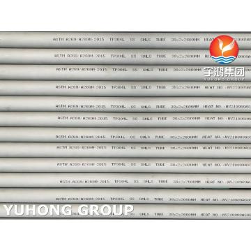 ASTM A269 TP304L 스테인레스 스틸 원활한 튜브