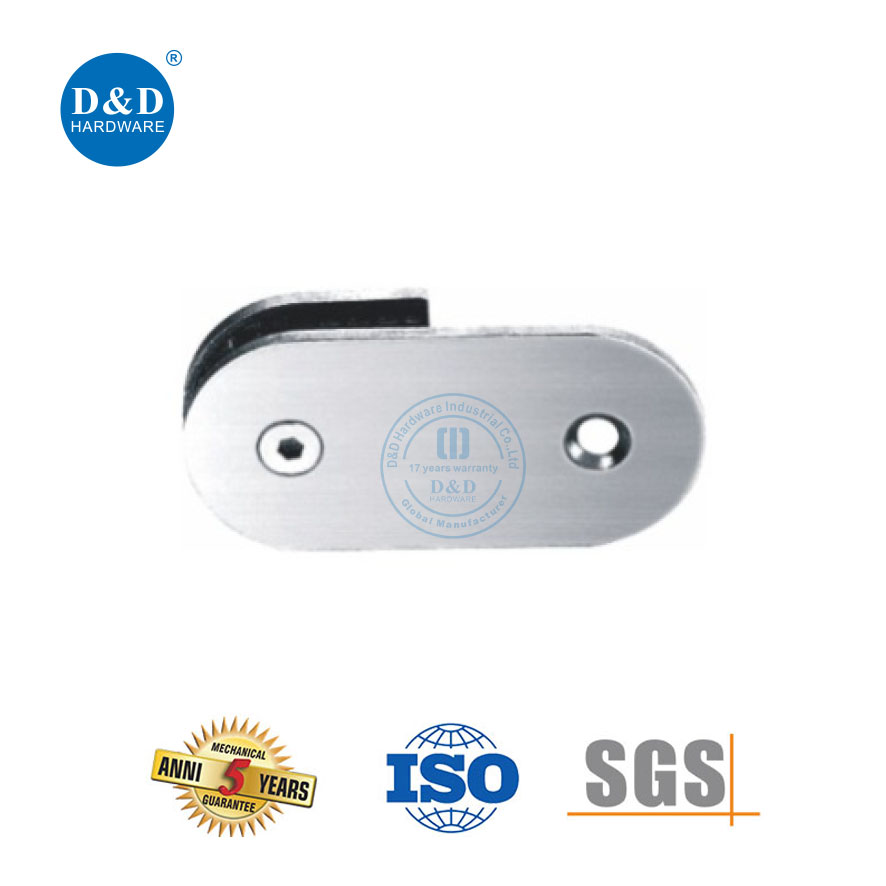 Clip per porte per doccia in vetro temperato per il bagno dell'hotel