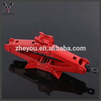 popular 1ton red manual hydraulic scissors jack parts