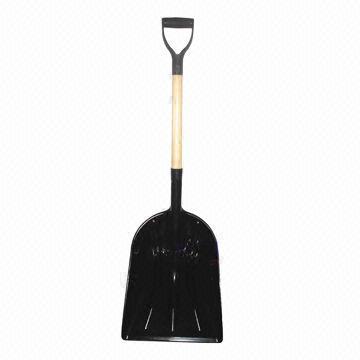 Steel Scoop with Fiberglass Handle