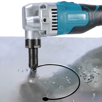Portable Rechargeable Brushless Electric Nibblers: Powerful Cordless Tools for Cutting Steel Plates, Iron Sheets & More