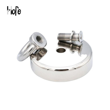 Neodymium magnet price with countersunk hole and eyebolt