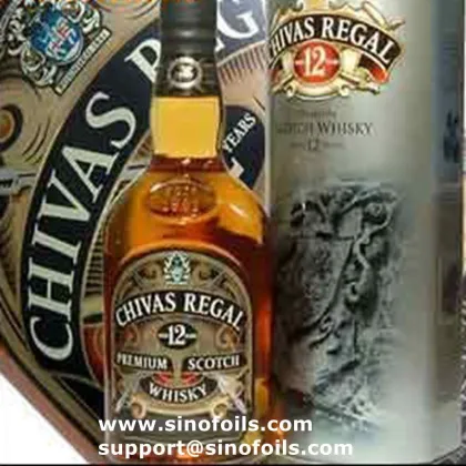 Hot stamping foil for CHIVAS wine labels Kurz gold TOP SELLING