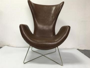 high-back sofa chair with metal legs cheap microfiber