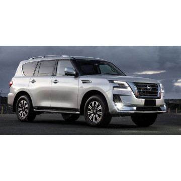 2010-2019 Nissan Patrol Y62 Body Kit: Μπροστινή πίσω προφυλακτήρα προβολείς φώτων φτερά πίσω πόρτα 2020 αναβάθμιση