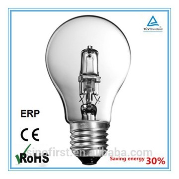 A55 Eco Halogen Lamp 28/42/52/70W E27 Clear 2000 Hours