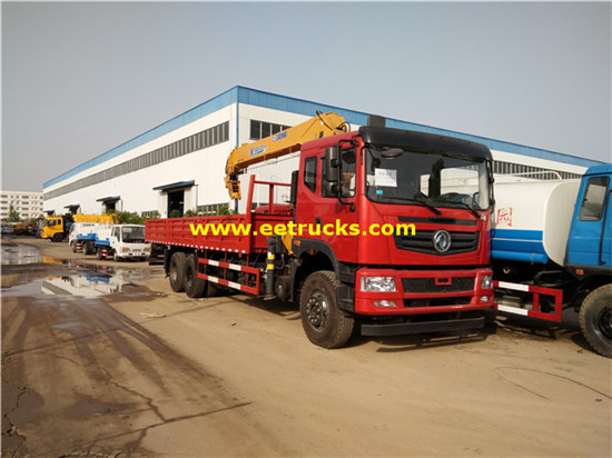 Dongfeng 6x4 16ton lori na cranes