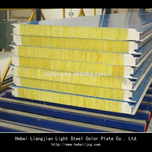 New rock wool/glass wool sandwich panel from China supplier