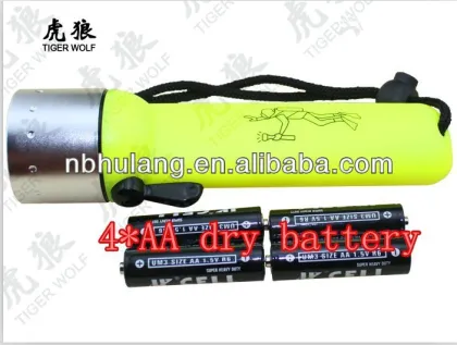 500M underwater torch led diving flashlight