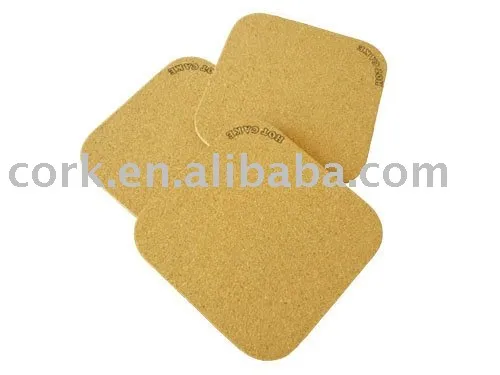 Custom Silk Screen Printing Cork Coasters for Wholesale