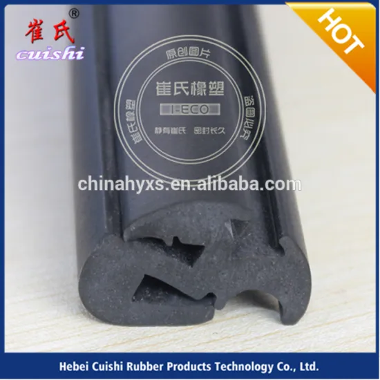 anti aging extruded epdm windscreen rubber strip