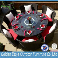 Outdoor garden wicker dining room furniture