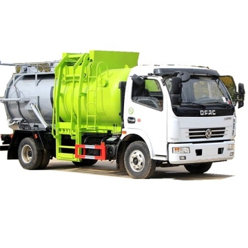 New Dongfeng 6000liters/6cbm Kitchen Refuse Truck Side Loading Kitchen food Waste Garbage Truck price