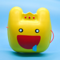 Máscara de festa de PVC infantil amarelo bonito dos desenhos animados