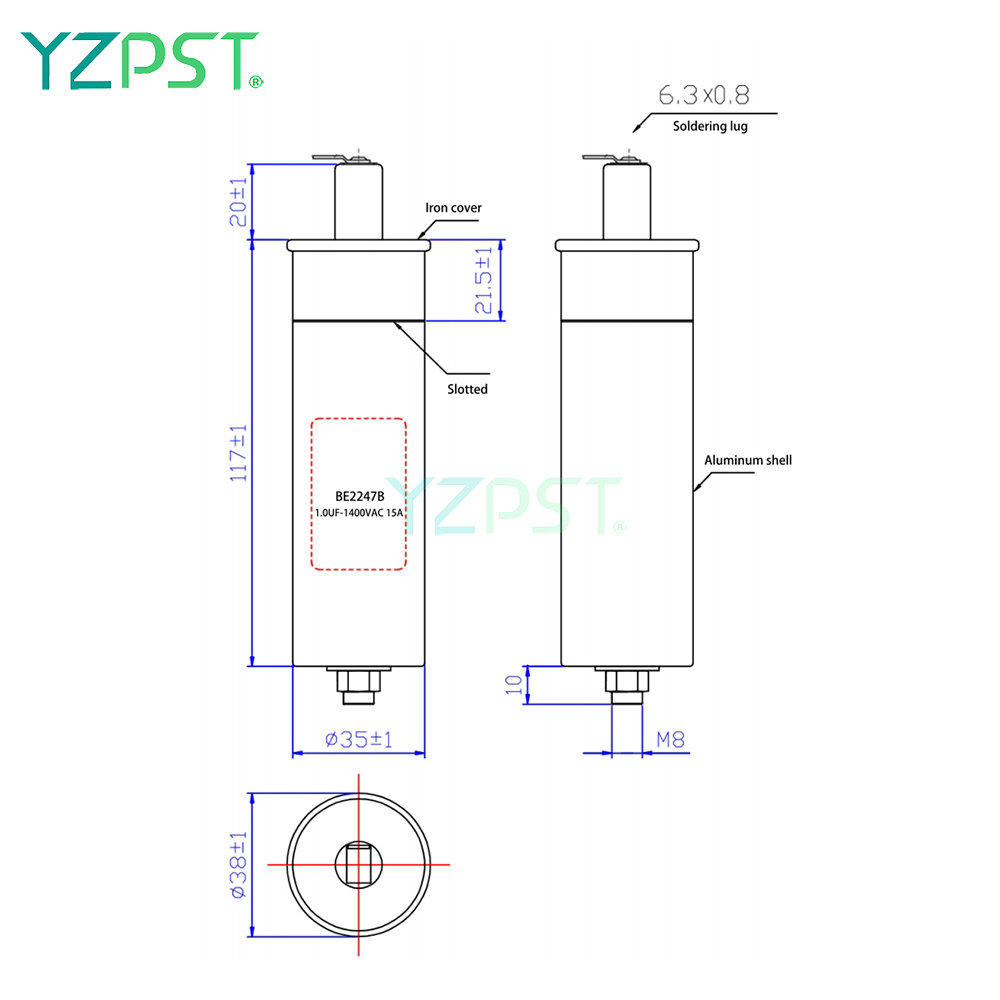 YZPST-BE2247B1.0 UF-1400VAC15A（7）