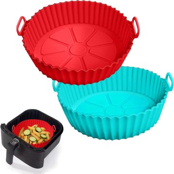 Multi-Size Food Grade Round Air Fryer Silicone Liners