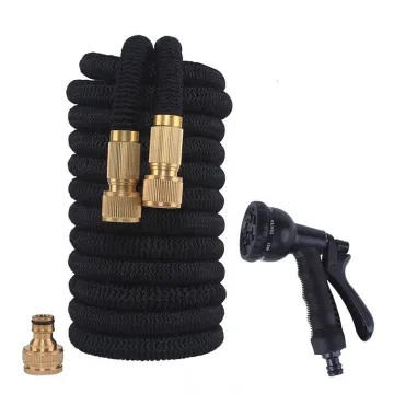 Expandable Garden Hose 100 Ft - Fabric Magic Hose with Sprayer