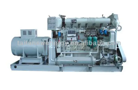 Reliable quality 1500rpm Taifa Series Marine generator set with180KW