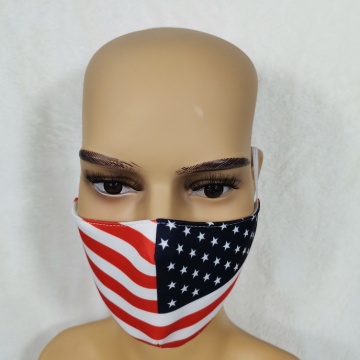Costom Design USA Flag Face Cover