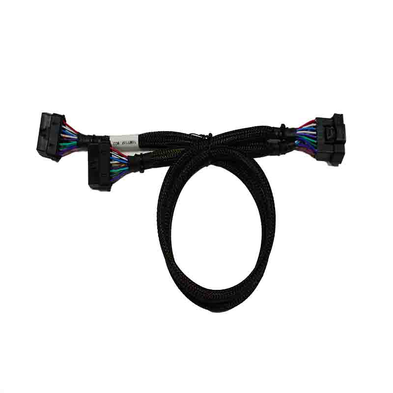 OBD-Y-Kabel mit 20AWG-Nylonschlauch, 1 m