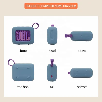 JBL GO4 Speaker Case Cover: Wireless Speaker Silicone Case and Portable Bag