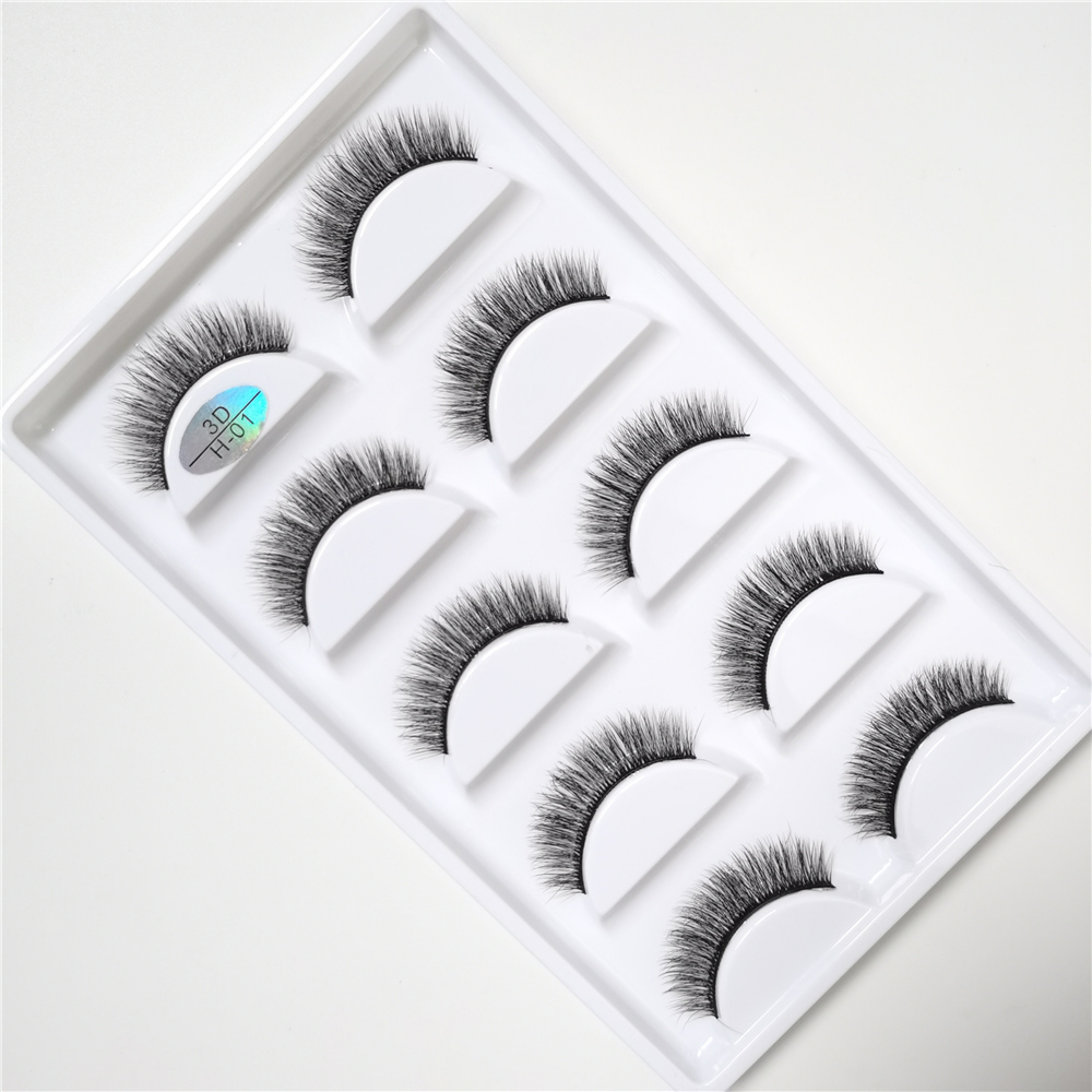 5 Pairs False Eyelashes