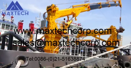 Hydraulic Ship Marine Offshore Deck Cranes