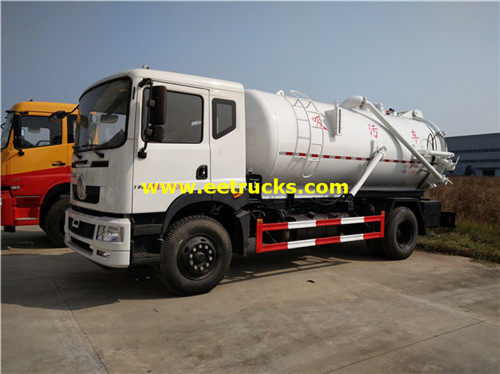 11000L 180hp Malori ya Tanker Suction