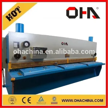 "OHA" Brand HAS-8/4000 hydraulic sheet metal shearing machine, sheets plate shear machine, cnc plate metal shearing machine