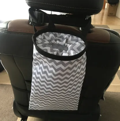 Washable Car Trash Can Seat Back Trash Bag
